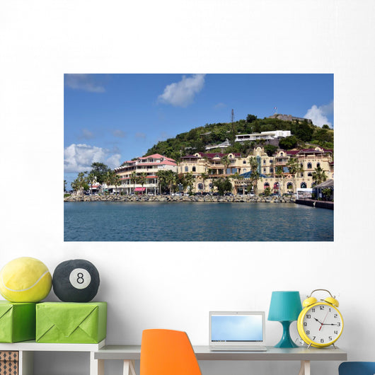 Waterfront Marigot St Martin Wall Decal