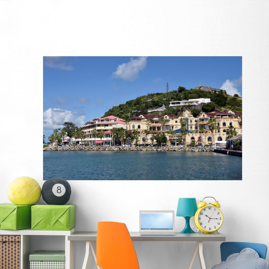 Waterfront Marigot St Martin Wall Decal