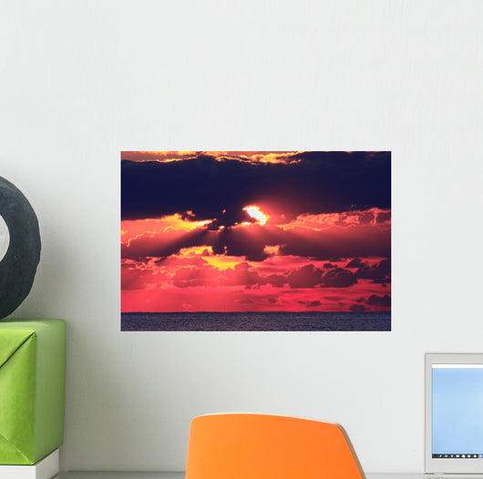 Rosso di sera, tramonto Romano Wall Decal