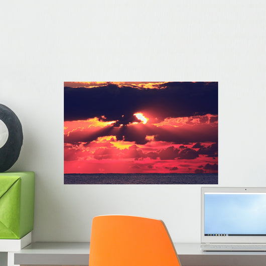 Rosso di sera, tramonto Romano Wall Decal