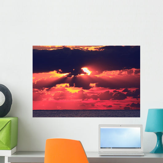 Rosso di sera, tramonto Romano Wall Decal