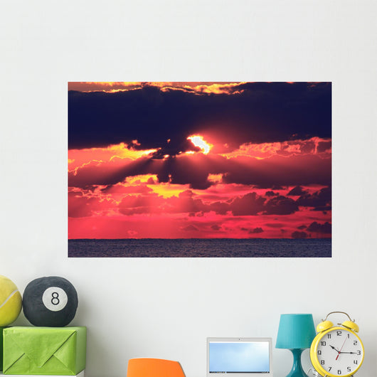 Rosso di sera, tramonto Romano Wall Decal