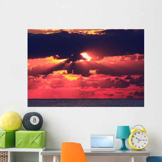 Rosso di sera, tramonto Romano Wall Decal