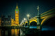 Big Ben and Houses of parliament at dusk, London, UK  Wall Decal