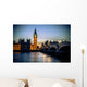 Big Ben and Houses of parliament at dusk, London, UK  Wall Decal