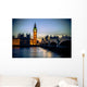 Big Ben and Houses of parliament at dusk, London, UK  Wall Decal