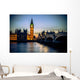 Big Ben and Houses of parliament at dusk, London, UK  Wall Decal