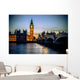 Big Ben and Houses of parliament at dusk, London, UK  Wall Decal