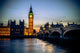 Big Ben and Houses of parliament at dusk, London, UK  Wall Decal