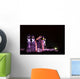 Night town - illuminated soldiers monument Wall Decal