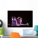 Night town - illuminated soldiers monument Wall Decal