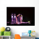 Night town - illuminated soldiers monument Wall Decal