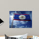 Belize Flag Wall Decal