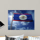 Belize Flag Wall Decal