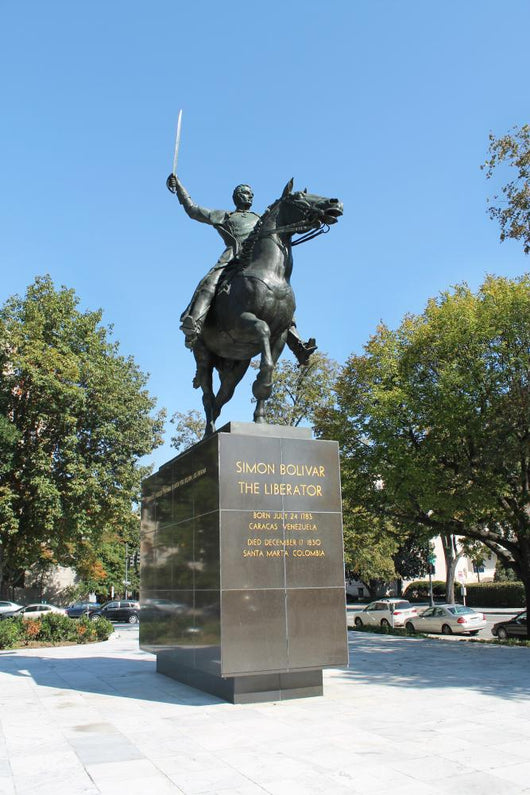 Statue Simon Bolivar Washington Wall Decal
