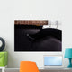 electric guitar on black background Wall Decal