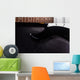 electric guitar on black background Wall Decal