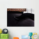 electric guitar on black background Wall Decal