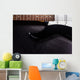 electric guitar on black background Wall Decal