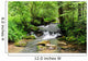 A river scene from the beautiful trekking paths of Ardennes area Wall Decal