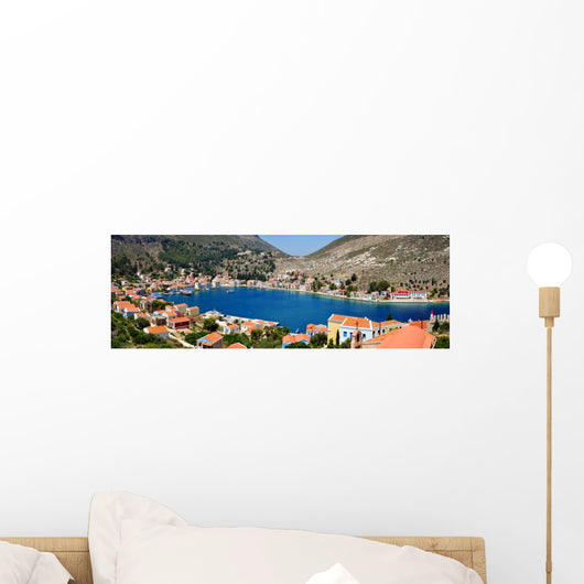 Greek Island Kastellorizo Panorama Wall Decal