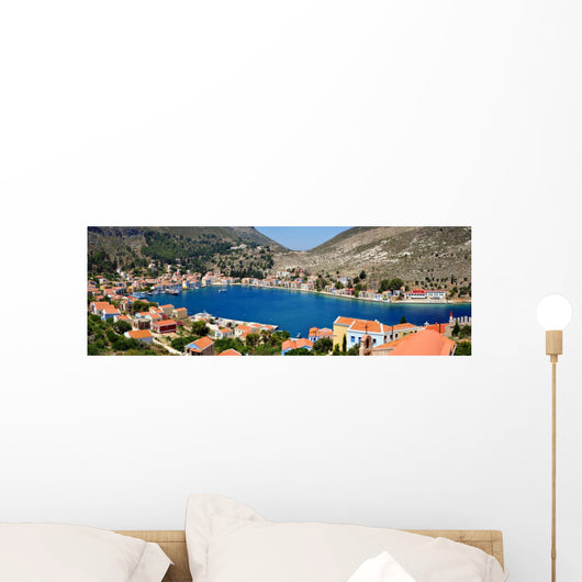 Greek Island Kastellorizo Panorama Wall Decal