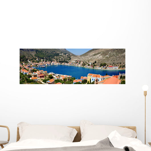 Greek Island Kastellorizo Panorama Wall Decal