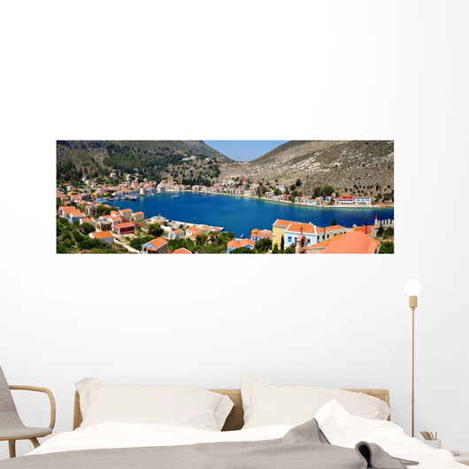 Greek Island Kastellorizo Panorama Wall Decal