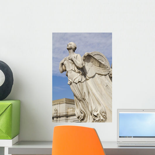 Winged Angle Figure Discovery Wall Decal