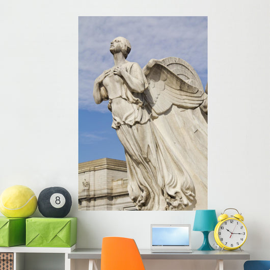 Winged Angle Figure Discovery Wall Decal