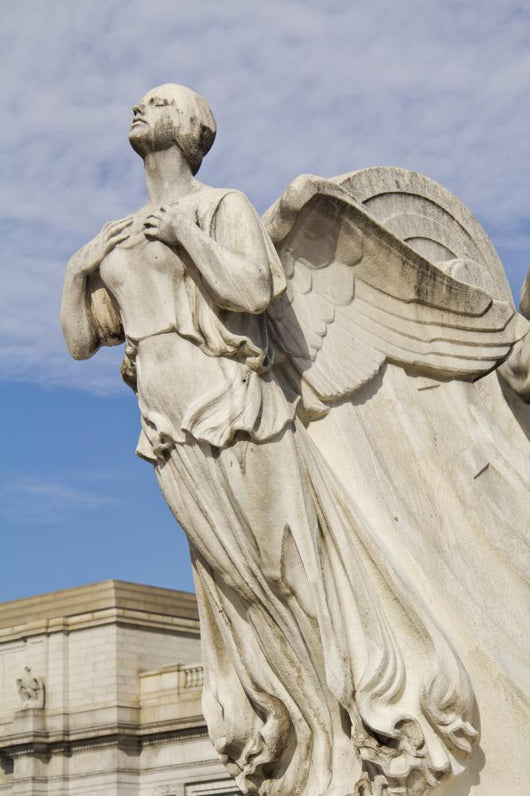 Winged Angle Figure Discovery Wall Decal