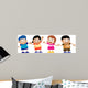 Happy Kids Playing Together Wall Decal