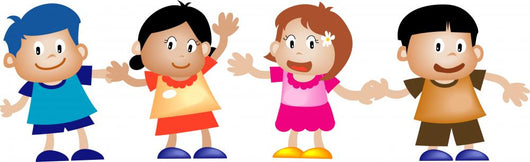 Happy Kids Playing Together