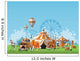Abstract Classical Circus tent Wall Decal