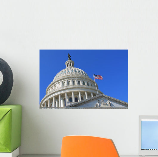 Capitol Building in Washington DC USA Wall Decal