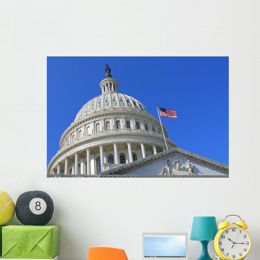 Capitol Building in Washington DC USA Wall Decal