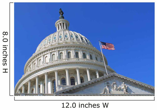 Capitol Building in Washington DC USA Wall Decal