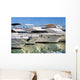 Moored Yachts Wall Decal