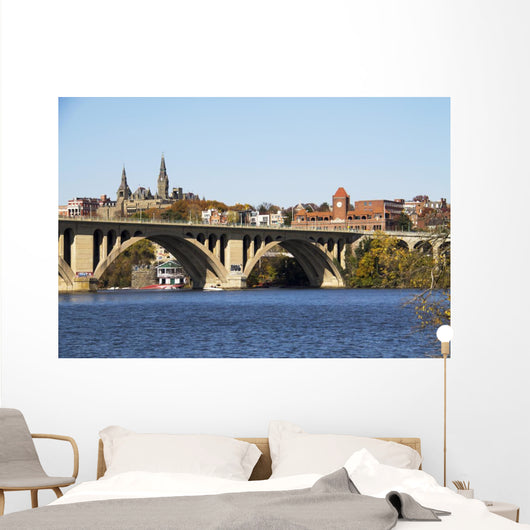 Georgetown Bridge Washington Dc Wall Decal