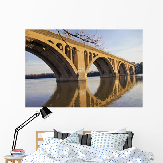 Georgetown Bridge Washington Dc Wall Decal