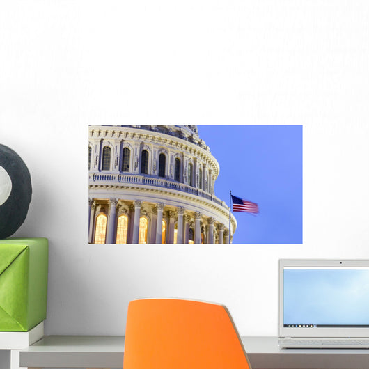 Us Capitol Building Dome Wall Decal