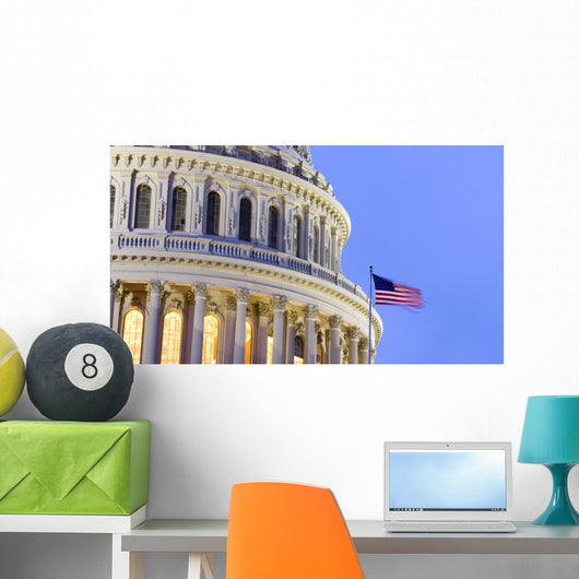Us Capitol Building Dome Wall Decal