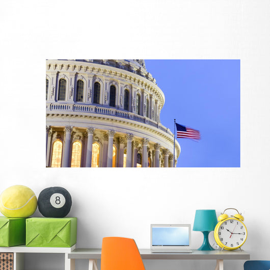 Us Capitol Building Dome Wall Decal