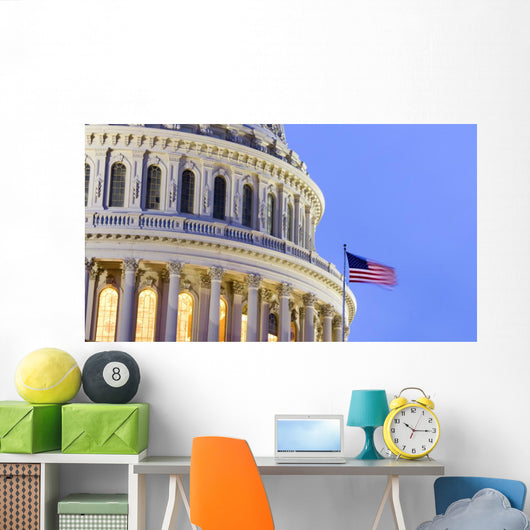 Us Capitol Building Dome Wall Decal