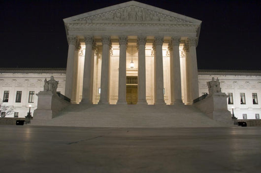 Supreme Court Building Washington DC at Night Wall Decal