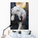 Lamb with Shepherd Vertical Wall Decal