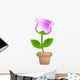 Purple Lily Can Wall Decal