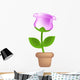 Purple Lily Can Wall Decal