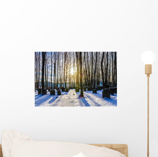 Bavarian Jewish Forest Graveyard Wall Decal