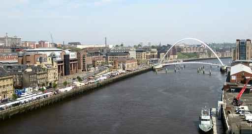 Millennium Bridge Newcastle upon Wall Decal